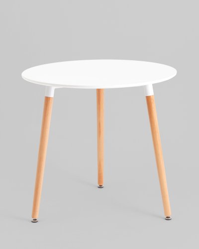 Стол круглый EAMES DST NEW D80 белый