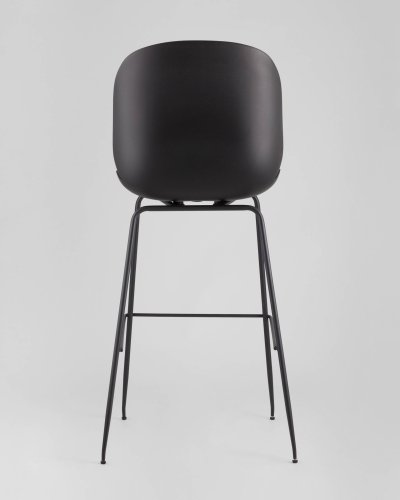 Стул барный Beetle PU со спинкой коричневый