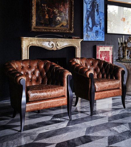 Кресло Siebel classic Angelo cappellini Nuance 9130/Bi