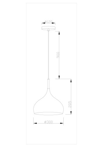 Подвесной светильник Moderli V1295-1P Eline