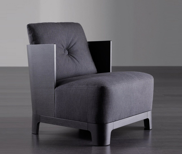 Кресло Meridiani Live Keeton wood poltroncina