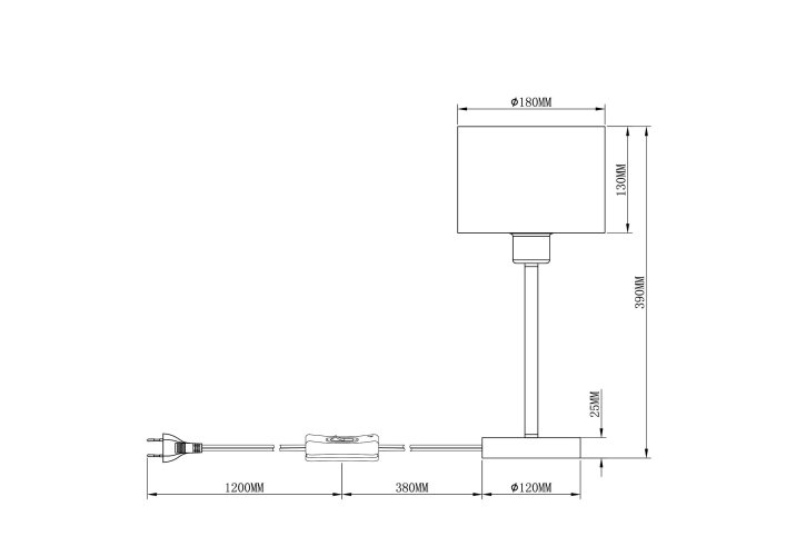 Настольная лампа Moderli V2732-1T Room