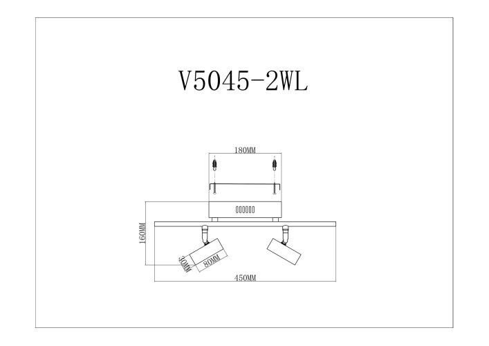 Светодиодный спот Moderli V5045-2WL Right