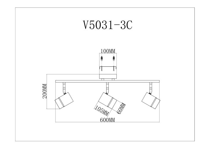 Спот Moderli V5031-3C David