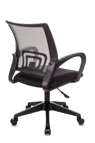Кресло офисное TopChairs ST-Basic сетка/ткань темно-серый