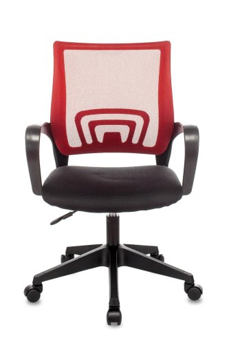 Кресло офисное TopChairs ST-Basic сетка/ткань красный