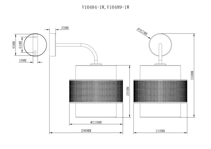 Бра Moderli V10489-1W Gela