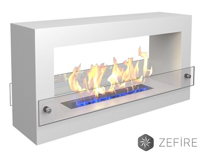 Биокамин Quarter 900 белый