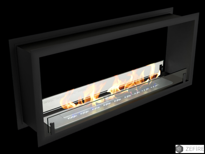 Биокамин Contour сквозной 1100 (Estetic Flame)
