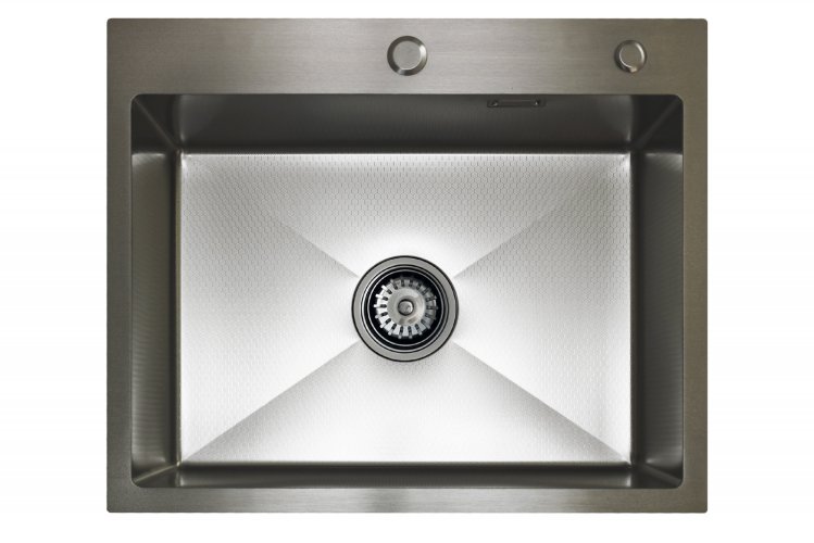 Кухонная мойка из нержавейки BLANTEK LS-5848H Honeycomb