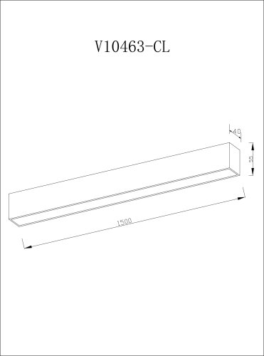 Светильник потолочный светодиодный Moderli V10463-CL Carpi