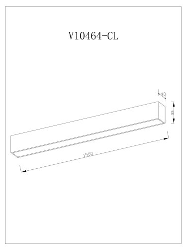 Светильник потолочный светодиодный Moderli V10464-CL Carpi