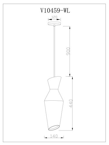 Светильник подвесной Moderli V10459-1P Bozen