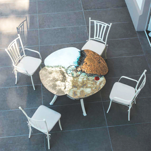 Стол в столовую Domiziani Domiziani design Flower 80
