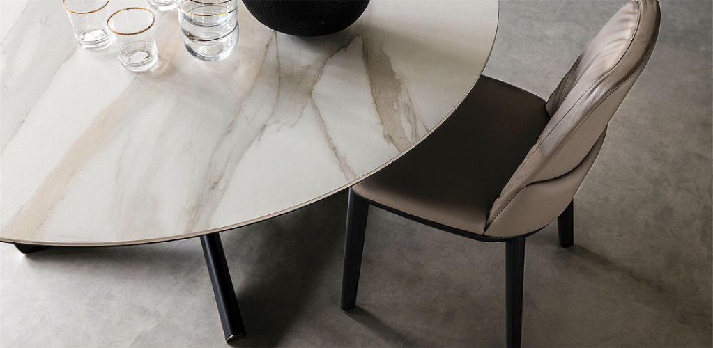 Стол в столовую Cattelan italia Planer Keramik Round