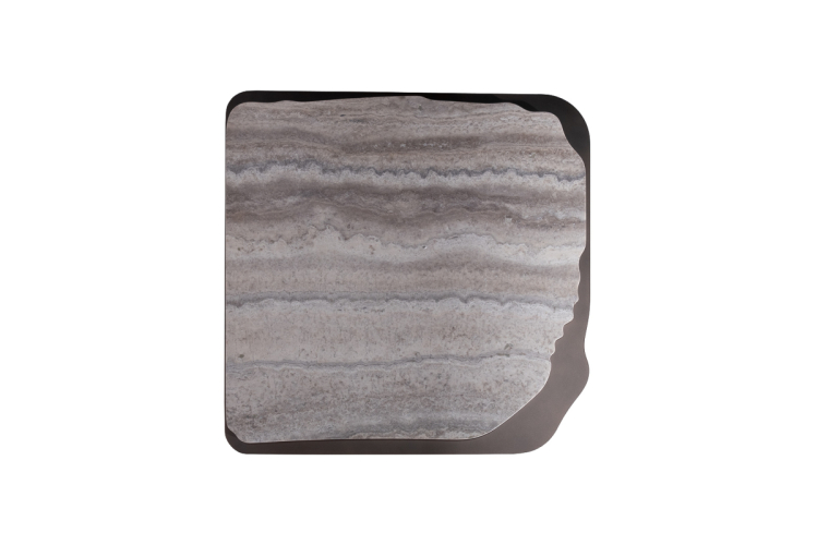 58DB-04056 Стол журнальный Травертин (Travertine) 60*60*48см