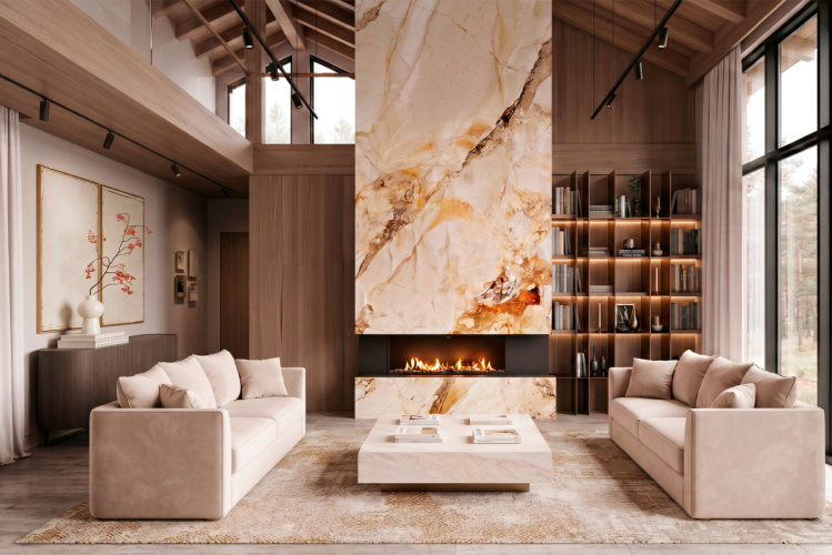 58DB-14230 Комод Травертин (Travertine) 200*42*82,5см