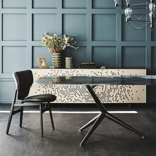 Стол в столовую Cattelan italia Atlantis Crystalart