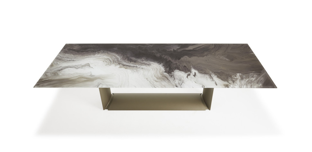 Стол в столовую Cattelan italia Dragon Crystalart