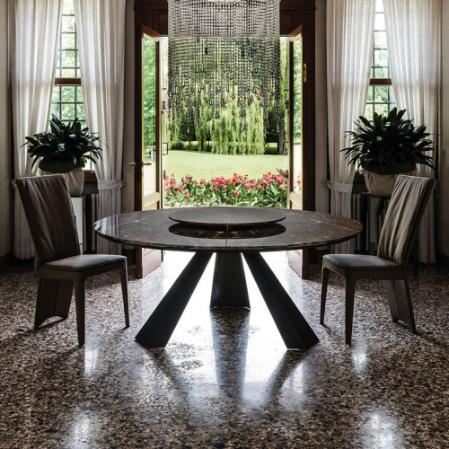Стол в столовую Cattelan italia  Eliot Keramik Round