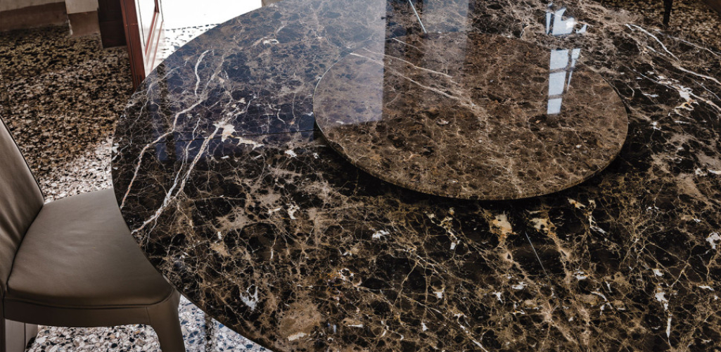Стол в столовую Cattelan italia  Eliot Keramik Round