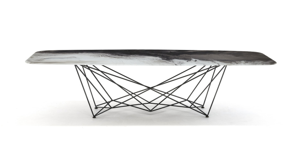 Стол в столовую Cattelan italia Gordon Crystalart
