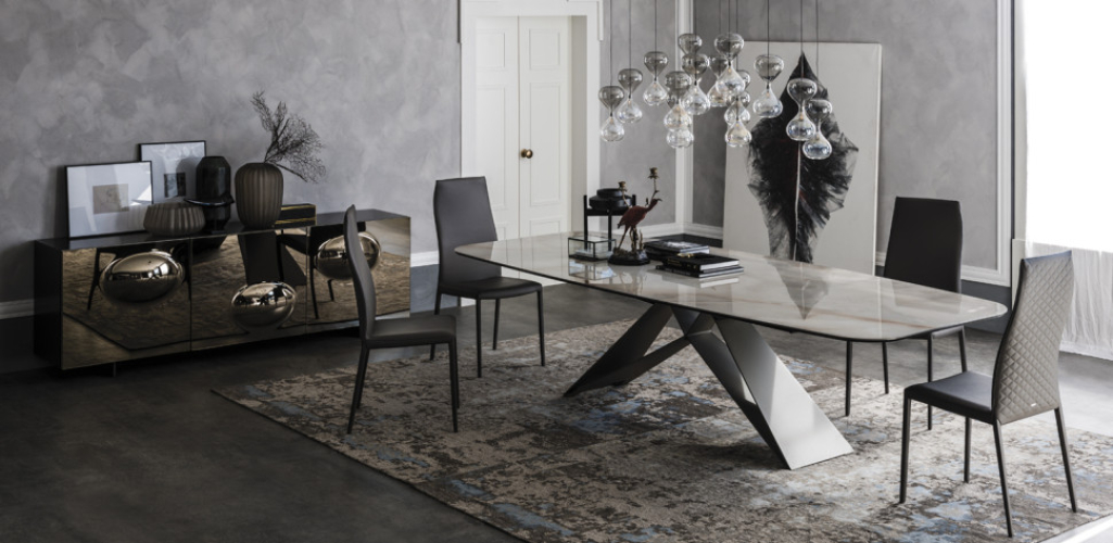 Стол в столовую Cattelan italia Premier Keramik