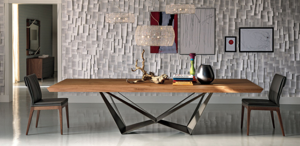 Стол в столовую Cattelan italia Skorpio Wood