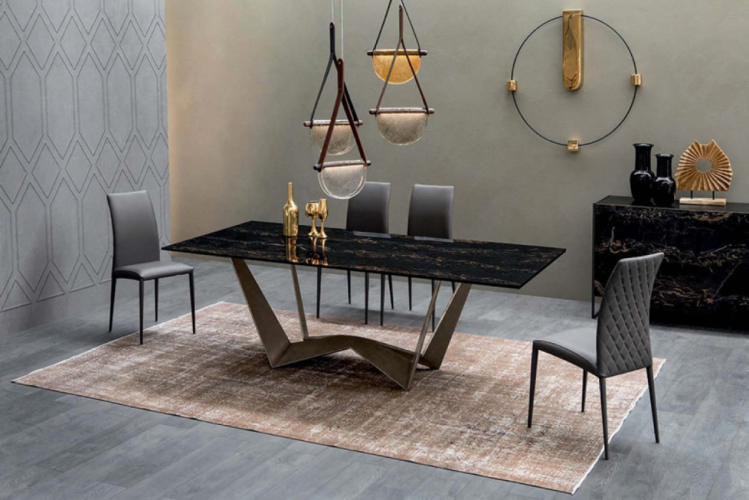Стол в столовую Tonin CASA Design M. MOTTIN/E. BARBIERI Reverse