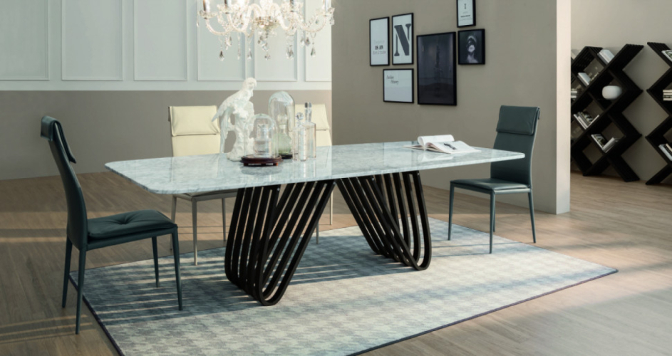 Стол в столовую Tonin CASA Design Angelo Tomaiuolo Arpa 1