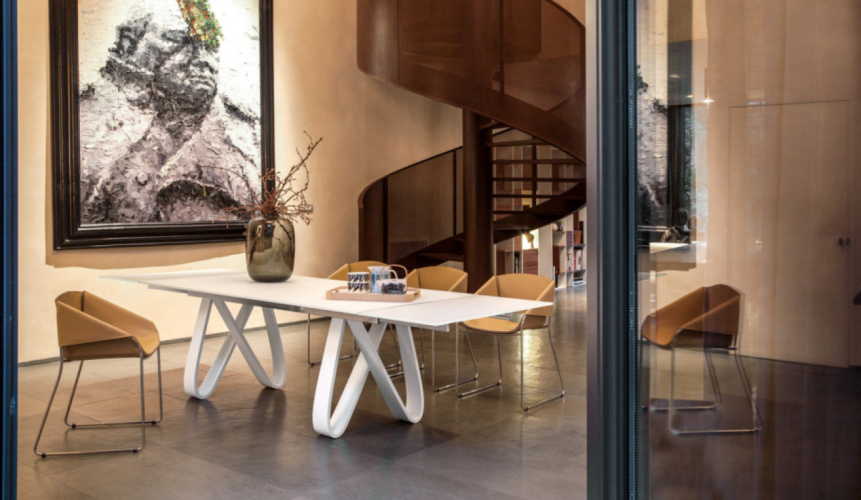Стол в столовую Tonin CASA Design Angelo Tomaiuolo Butterfly