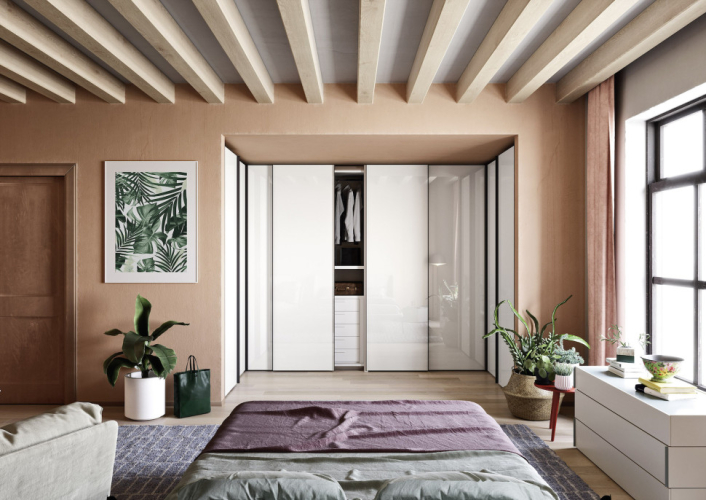 Шкаф Novamobili Crystal Sliding Door