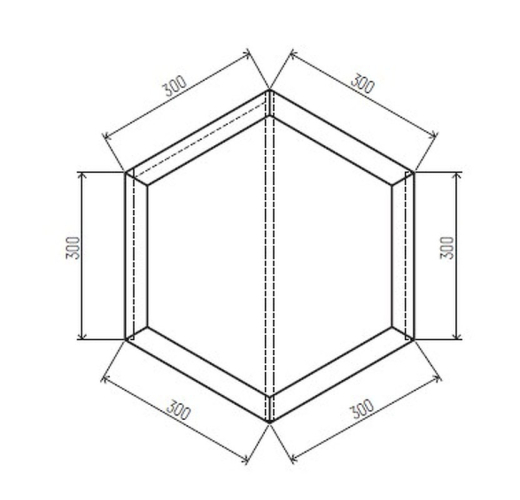 Приставной столик Mod Interiors Avila 52 x 60 x 30h nc67262