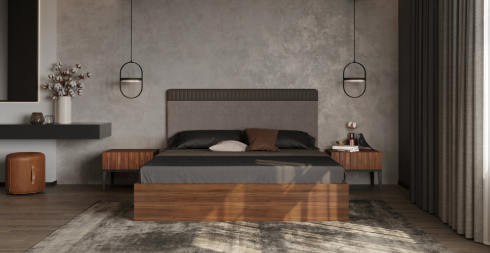 Кровать с подъемным механизмом Mod Interiors Menorca 192 x 213 x 105h nc67284
