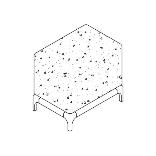 Пуфик Mod Interiors Calpe 50 x 35 x 46h nc102691