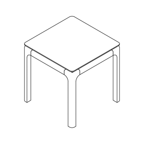 Приставной столик Mod Interiors Calpe 50 x 50 x 50h nc102696