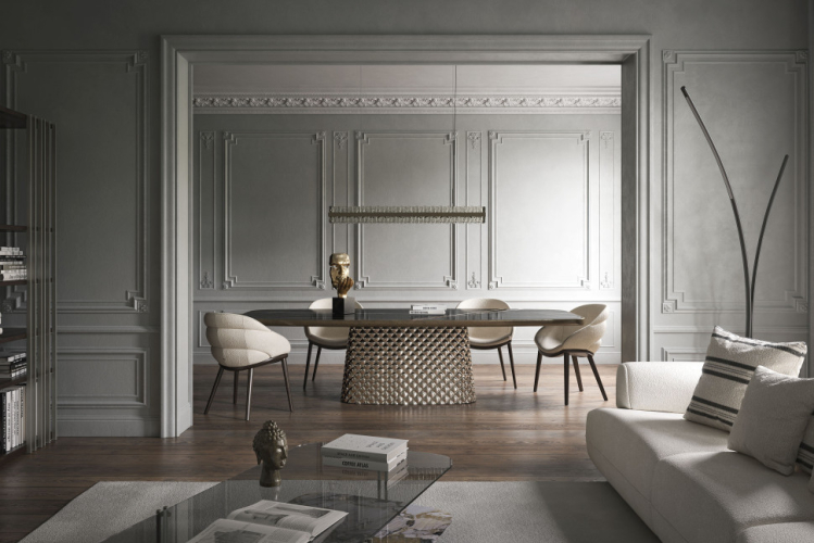 Стол в столовую Cattelan italia Atrium Keramik Premium