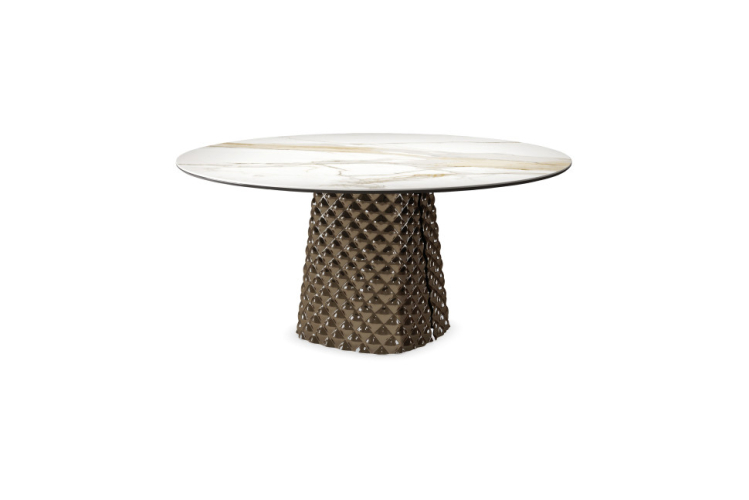 Стол в столовую Cattelan italia Atrium Keramik Round