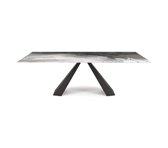 Стол в столовую Cattelan italia Eliot Crystalart