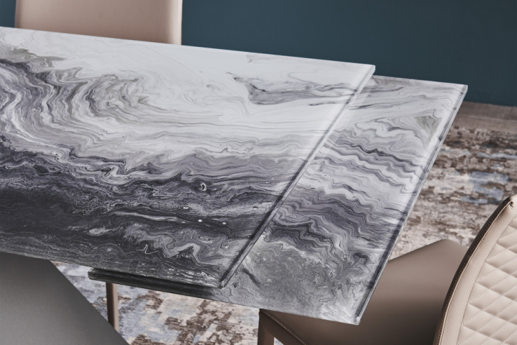 Стол в столовую Cattelan italia Eliot Crystalart Drive