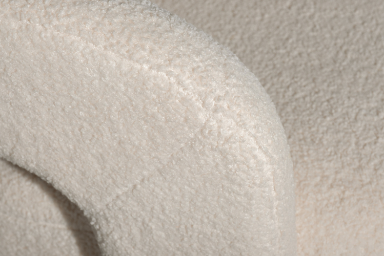 76AR-73960 Кресло поворотное Тедди (Teddy) белое 65*70*75см