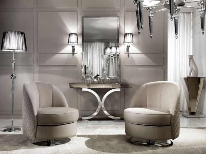 Кресло Dv home collection Charlotte girevole