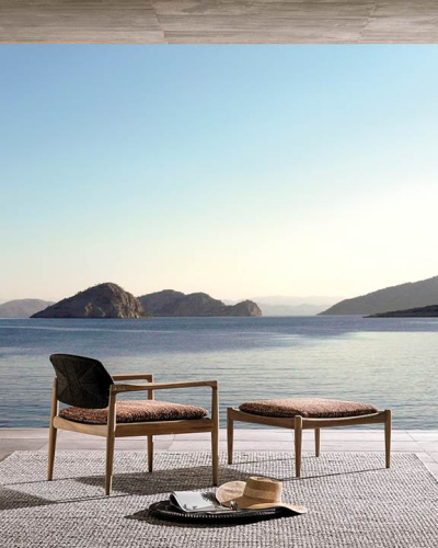 Кресло Minotti Yoko Cord Outdoor