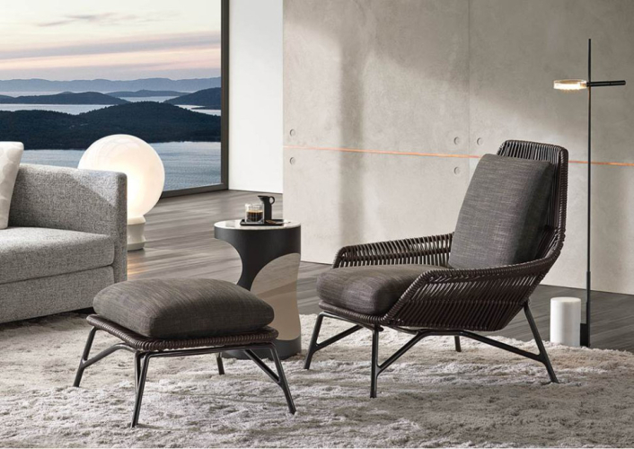 Кресло Minotti Prince Cord Indoor