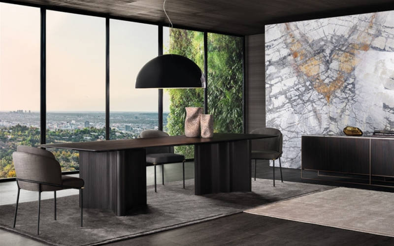 Стул в столовую Minotti Fil Noir