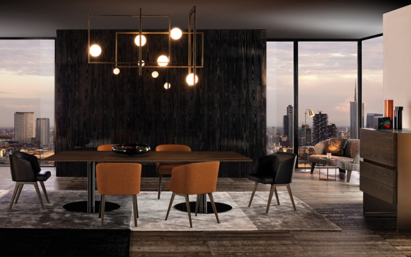 Стул в столовую Minotti Reeves Dining