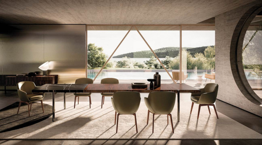 Стол в столовую Minotti Superquadra