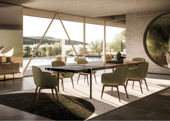 Стол в столовую Minotti Superquadra