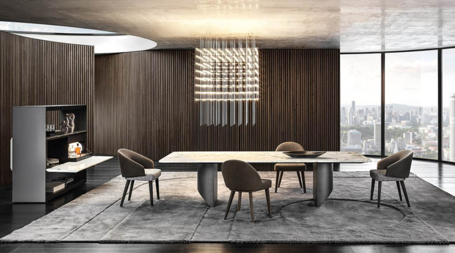 Стол в столовую Minotti Wedge Dining