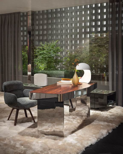 Стол в столовую Minotti Diagramma Writing Desk